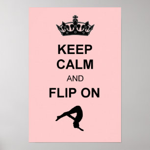 Poster Maintenez le calme et retournez sur