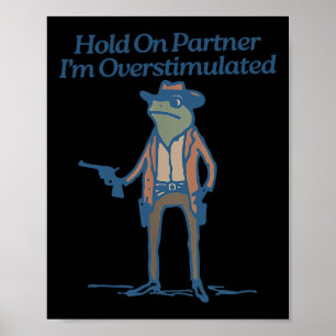 Poster Maintenir Sur Le Partenaire Im Surstimulé Cowboy F