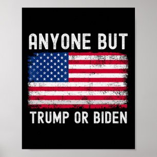 Poster Mais Biden Ou Trump 2024 Anti Biden &amp ; Trump E