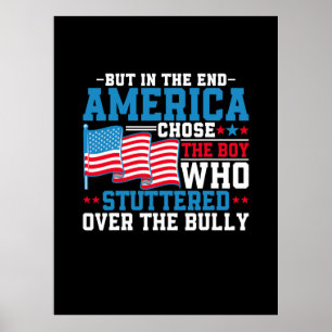Poster Mais Finalement, L'Amérique A Choisi Le Garçon