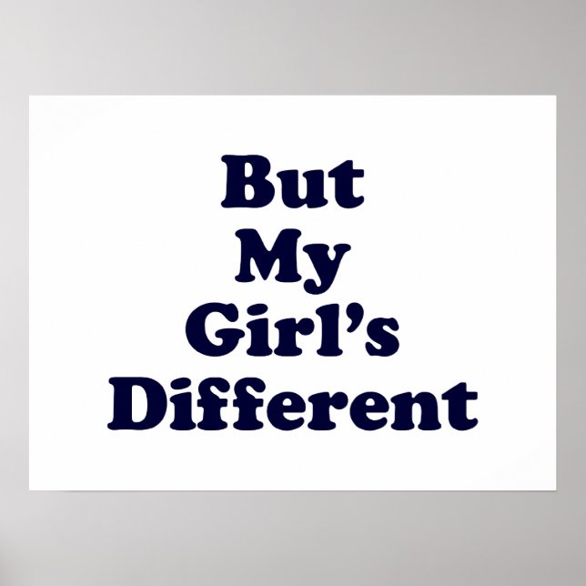 Poster Mais ma fille est différente (Devant)