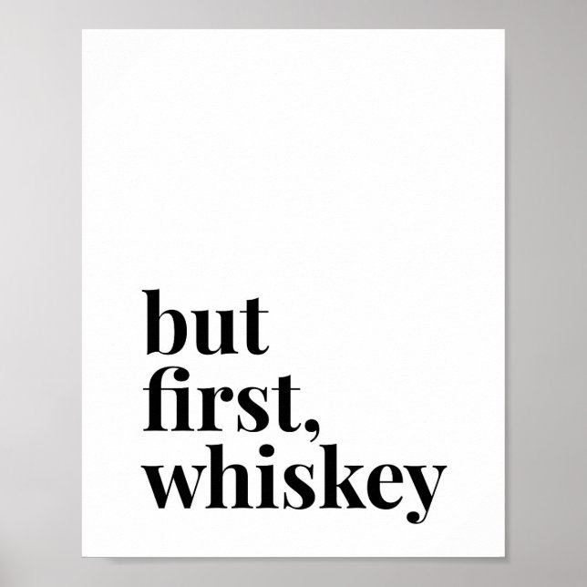 Poster Mais premier Whiskey (Devant)