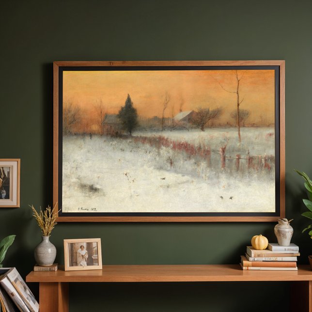 Poster Maison à Montclair, George Innes Art (Créateur téléchargé)