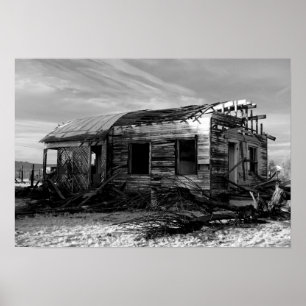 Poster Maison Abandonnée À Kelso, Californie