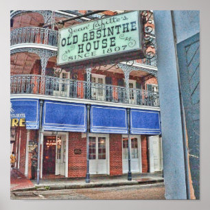 Poster Maison Absinthe