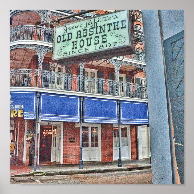 Poster Maison Absinthe (Devant)