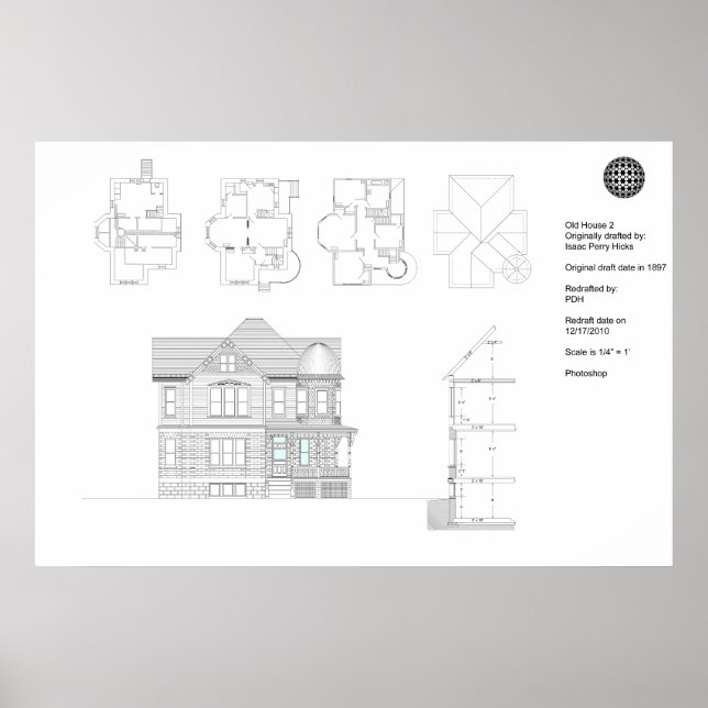 Poster Maison ancienne 2 (Devant)