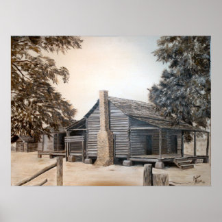 Poster Maison ancienne grange