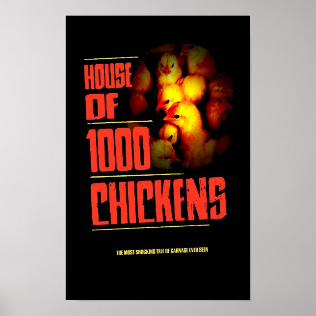 POSTER MAISON DE 1000 POULET (Devant)