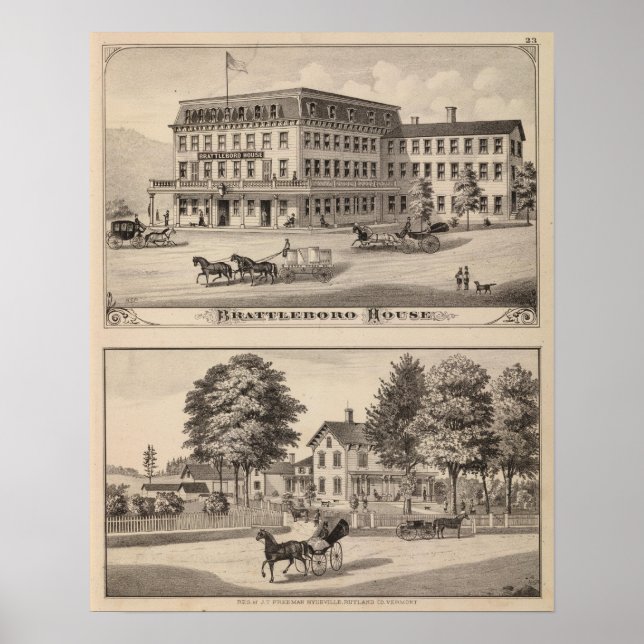 Poster Maison de Brattleboro (Devant)