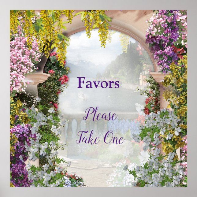 Poster Maison de campagne italienne en plein air (Devant)