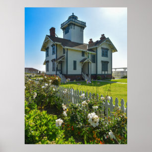 Poster Maison de gardien de phare victorienne (phare hist