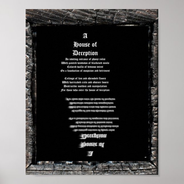 Poster Maison de la tromperie (Devant)