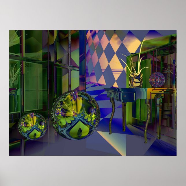 Poster Maison de l'affiche du soleil levant (Devant)