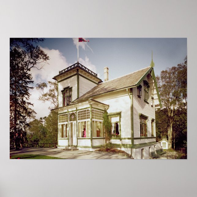 Poster Maison d'Edvard Grieg (Devant)