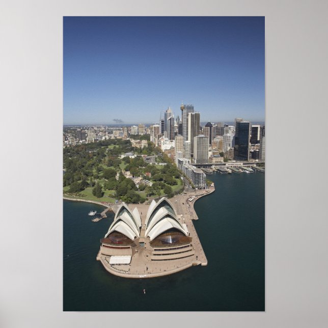 Poster Maison d'opéra de Sydney, jardins botaniques royau (Devant)