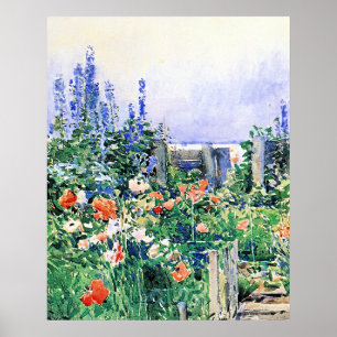 Poster Maison du colibri par Childe Hassam