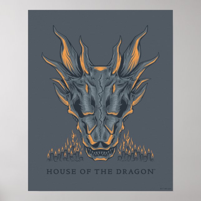 Poster MAISON DU DRAGON | Altar à bougie de Balerion (Devant)