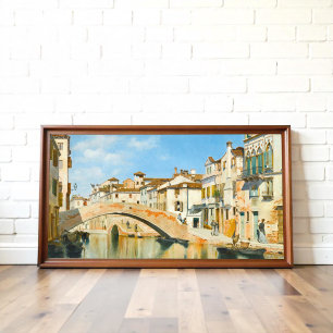 Poster Maison du Tintoret, Venise (1874)