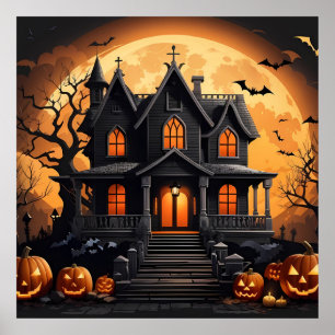 Poster Maison hantée