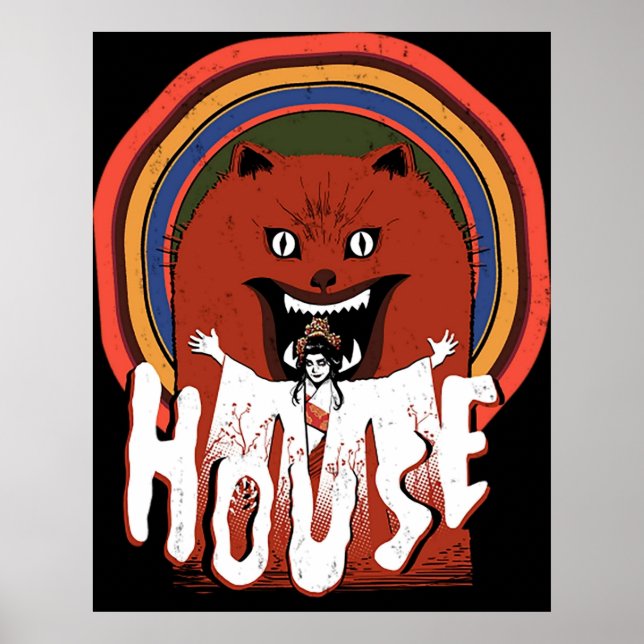 Poster Maison Hausu 1977 (Devant)