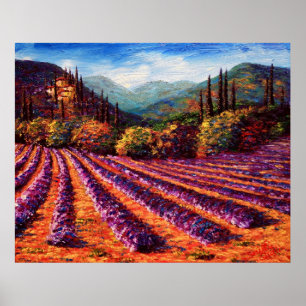 Poster Maison Mountain Lavender