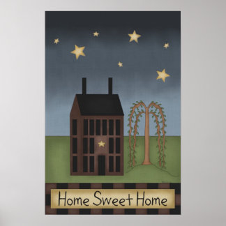 POSTER MAISON SWEET HOME