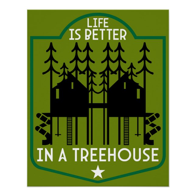 Poster Maison Treehouse (Devant)