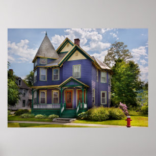 Poster Maison - Victorienne - La maison des vieilles dame