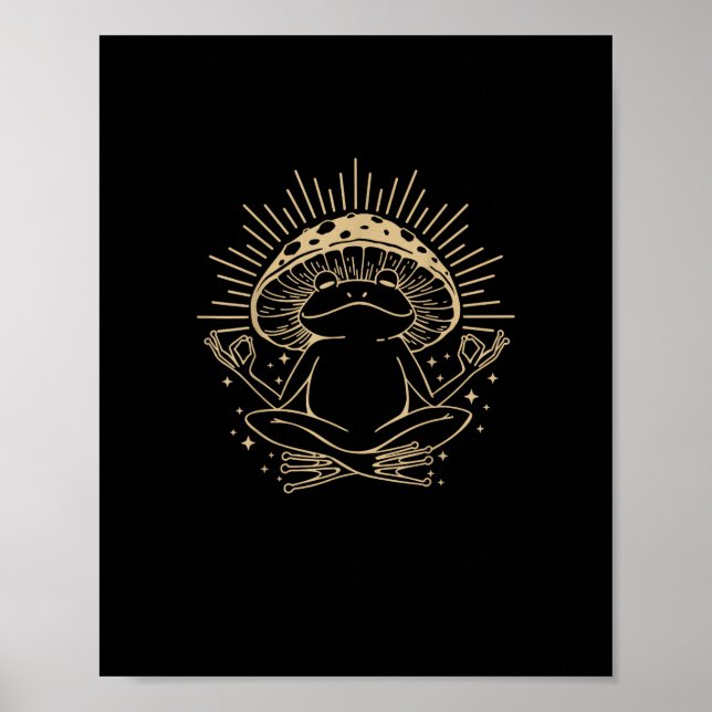 Poster Maisonnette Frog & Minimalisme  Esthétique Goblinc (Devant)