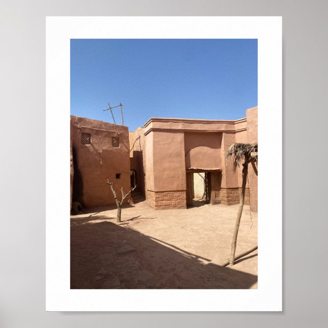 Poster Maisons de style arabe (Devant)