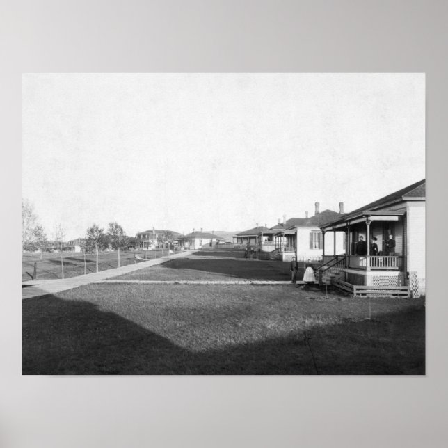 Poster Maisons militaires dans la zone résidentielle de F (Devant)