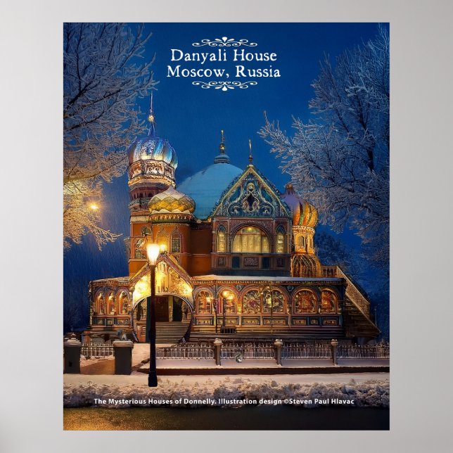 Poster Maisons mystérieuses de Donnelly - No.2 Russie (Devant)