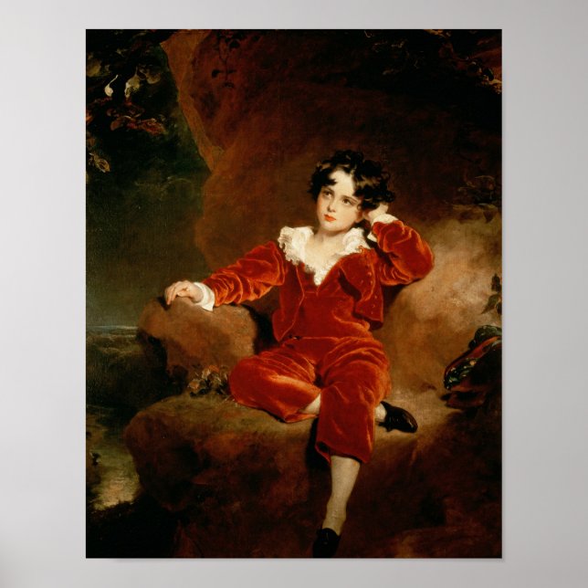 Poster Maître Charles William Lambton, 1825 (Devant)