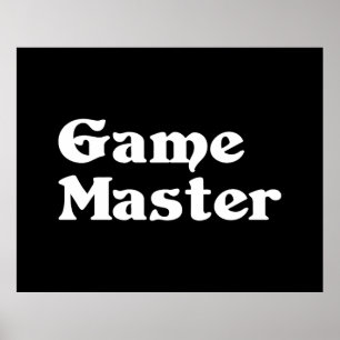 Poster Maître de jeu