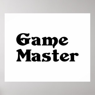 Poster Maître de jeu