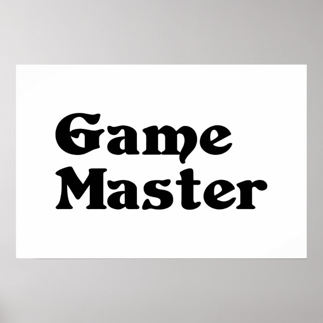 Poster Maître de Jeu (Devant)
