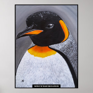 Poster Maître de la peinture de la zone crépusculaire par