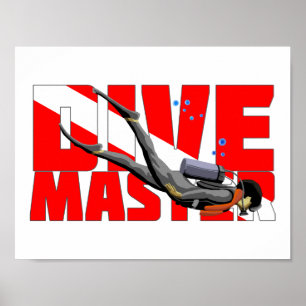Poster Maître de plongée