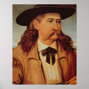 Poster Maître d'hôtel "Bill sauvage" Hickok (1837-76)