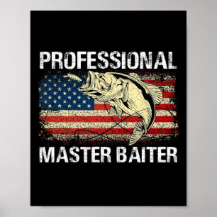 Poster Maître Professionnel Iter Rétro Drapeau Américain