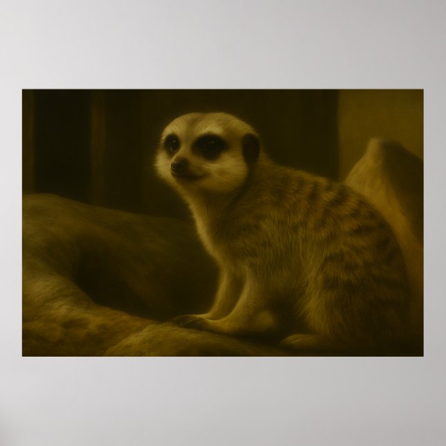 Poster Majesté de Meerkat (Devant)