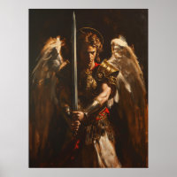 Poster Majestic Saint Michael l'Archange