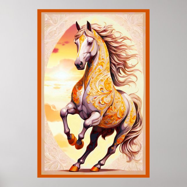 Poster Majestic Stallion, (Devant)