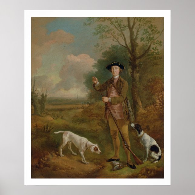 Poster Major John Dade (1726-1811) de Tannington, Suffolk (Devant)