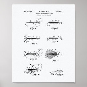 Poster Making Artificial 1950 Brevet Art - Livre blanc