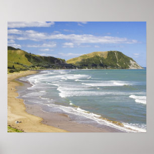 Poster Makorori Beach near Gisborne, Eastland, New 2