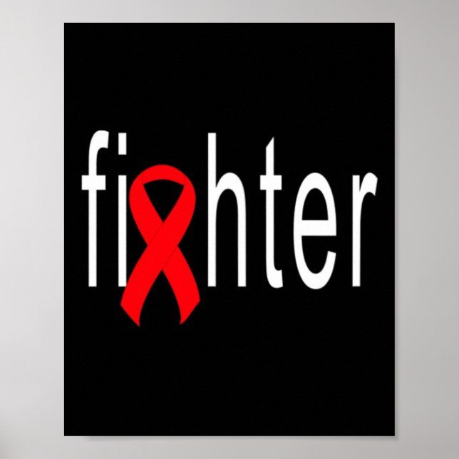 Poster Maladie cardiaque de sensibilisation Myélome multi (Devant)