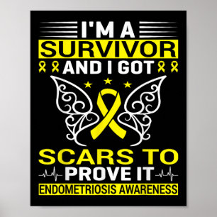 Poster Maladie chronique Endo Guerrier Endometriose