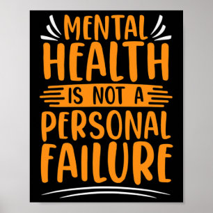 Poster Maladie et non incapacité personnelle Santé mental